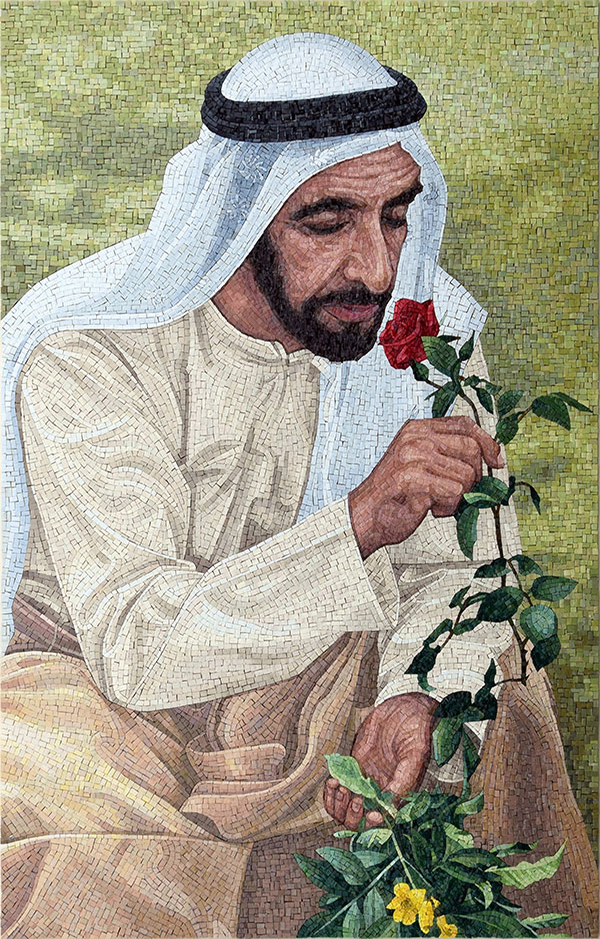 Ritratto Sultano Emirati Arabi